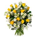Eustoma a růže